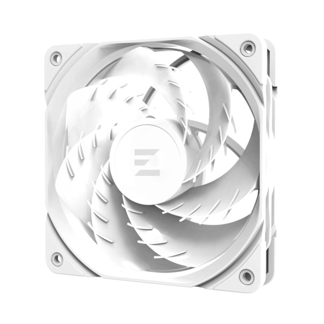 Prstencový ventilátor s osvetlením ARGB biely Zalman