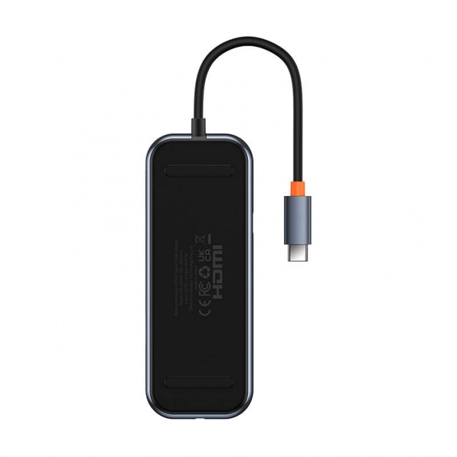 Adaptér Baseus Hub USB-C na 4xUSB 3.0 tmavošedý