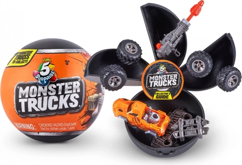5 SURPRISE Monster Trucks – zberateľská kapsula s prekvapením