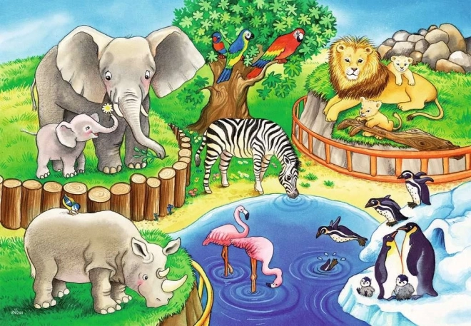 Ravensburger Puzzle Zvieratká V ZOO