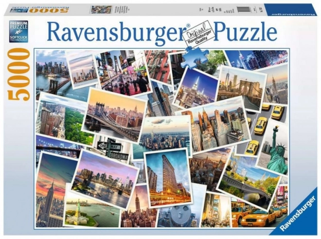 Ravensburger Puzzle New York Nikdy Nespí 5000 Dielikov