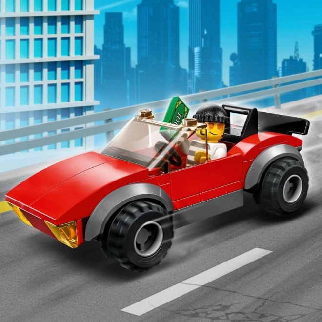 Lego City Policajná motorka - prenasledovanie auta