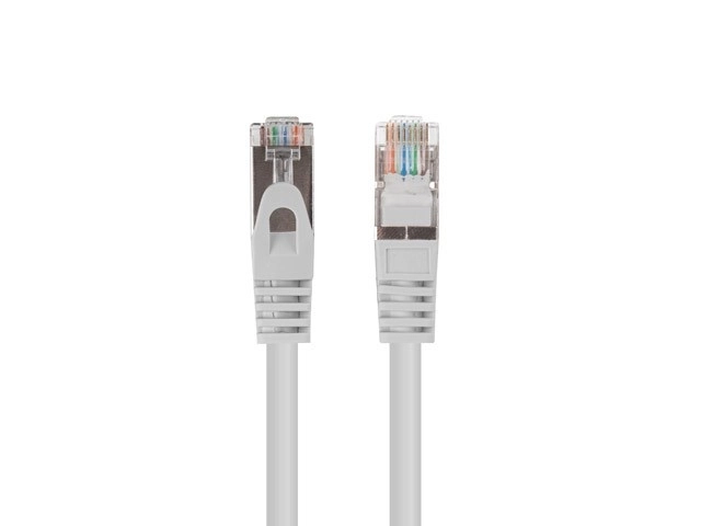 Patchcord kat. 6 FTP 1 m, 10 ks, sivý