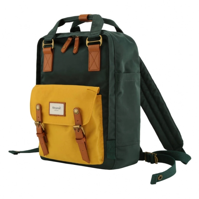 Batoh na notebook Himawari 14" zeleno-žltý
