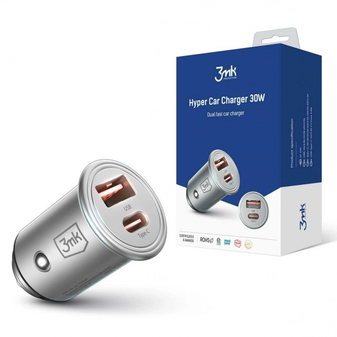 Hyper Car Charger 30W autoadaptér