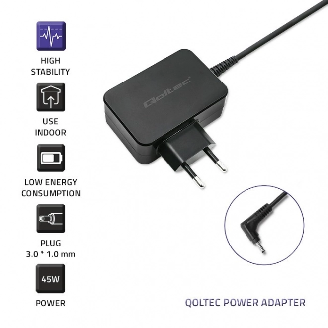 Nabíjačka Qoltec pre notebooky Asus 45W