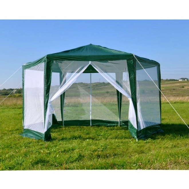 Záhradný pavilón s moskytiérou 2x2x2 m zelený