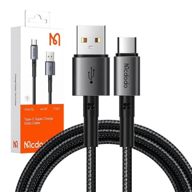 USB-C kábel Mcdodo CA-3590 100W, 1,2 m čierny