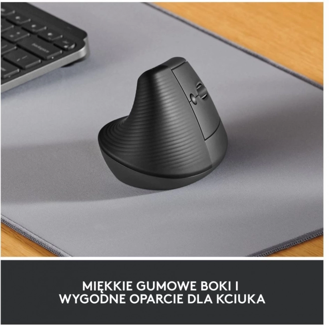 Ergonomická vertikálna myš Logitech Lift pre pravákov