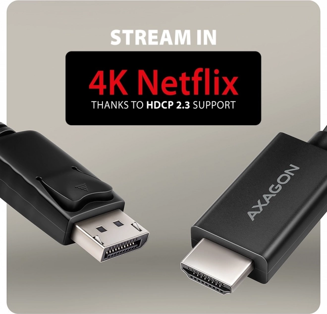 Aktívny adaptér DisplayPort na HDMI 4K/60Hz 1,8m