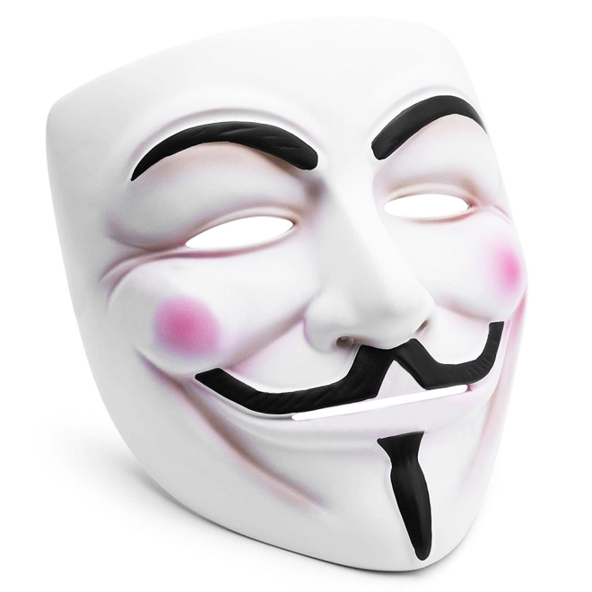 Ikonický vzhľad Guy Fawkes