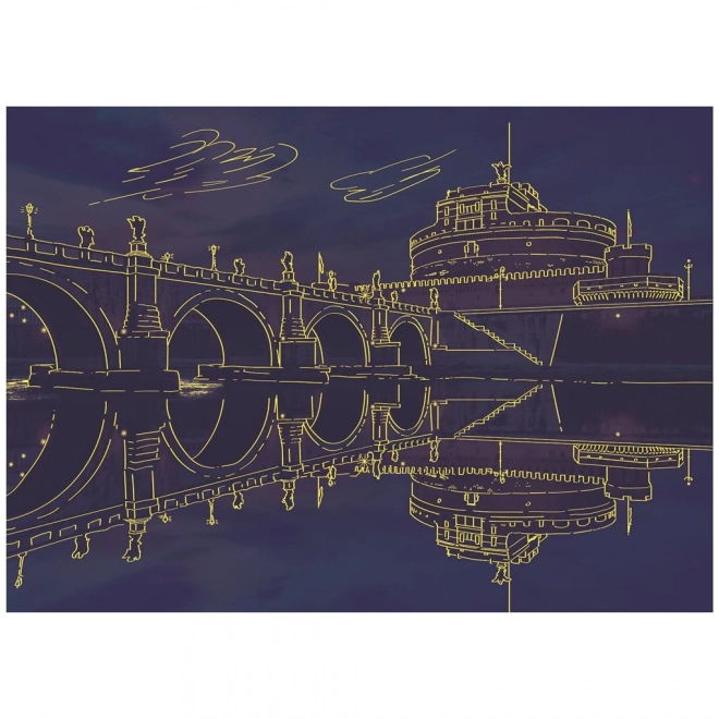 Svietiace puzzle Anjelský hrad 1000 dielikov