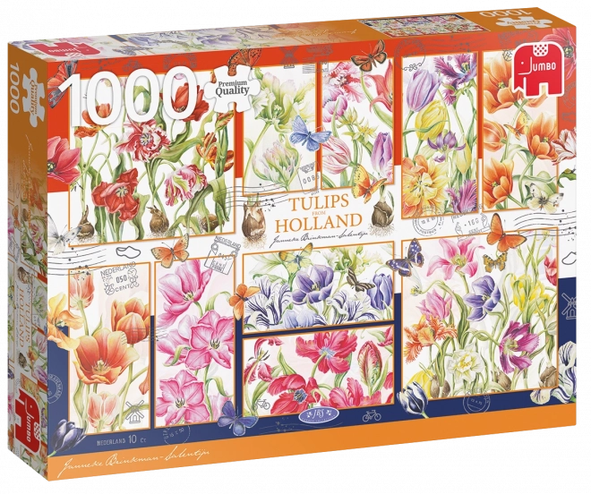 Puzzle Holandské tulipány 1000 dielikov