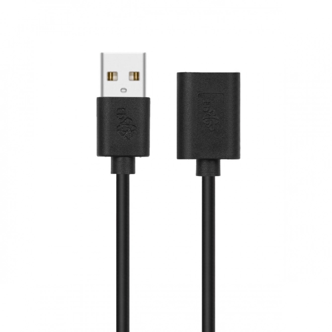 USB predlžovací kábel 1.8 m čierny