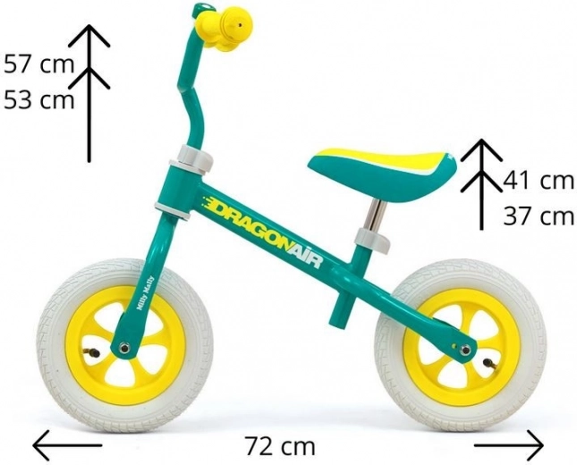 Nafukovacie kolesá pre pohodlnú jazdu