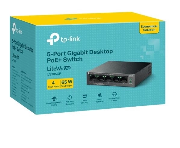 5-Portový Gigabitový Desktopový Switch PoE+