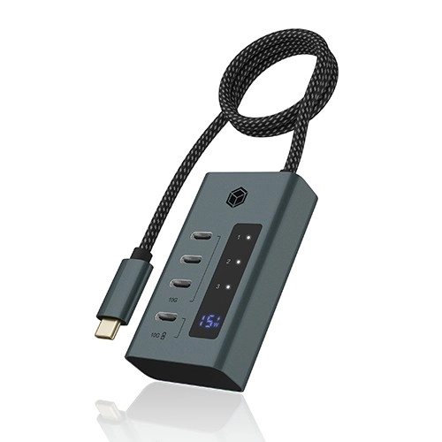 Hub s 4 USB-C portami a napájaním 24W