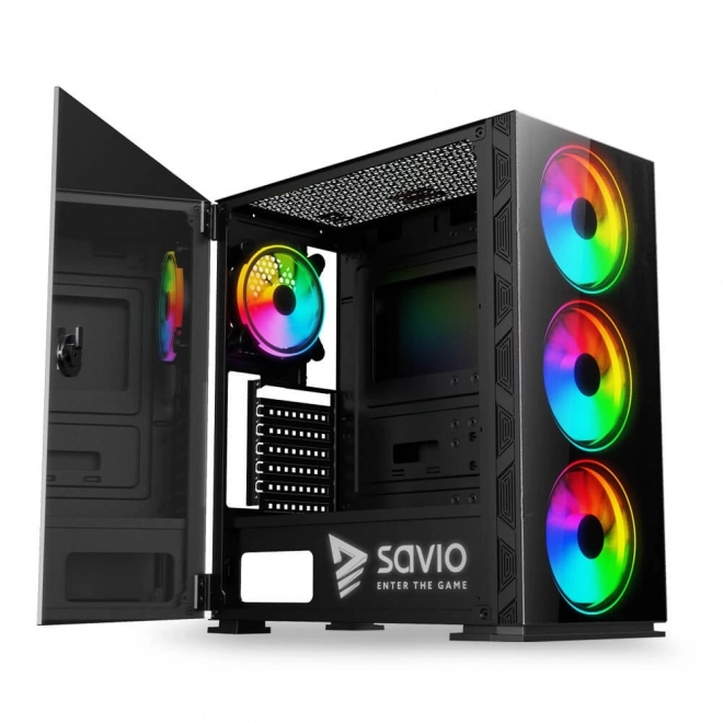 Pc skriňa Savio Prime X1 ARGB