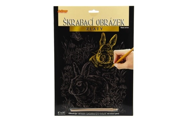 Škrabací obrázok Artlover - Žirafa