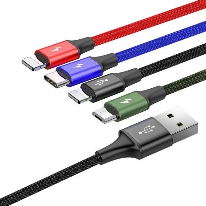 Rýchly nabíjací USB kábel Baseus 4v1