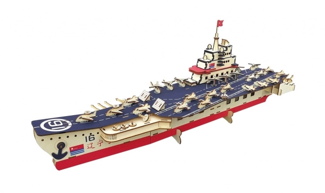 Drevené 3D puzzle Lietadlová Loď