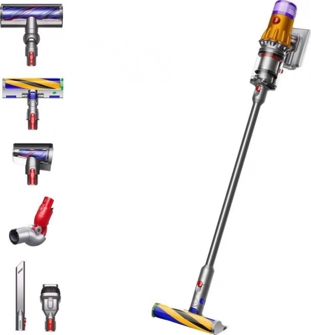 Vertikálny vysávač Dyson V12 Detect Slim Absolute žltý/niklový