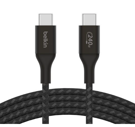 Kábel USB-C/USB-C 240W 2m čierny