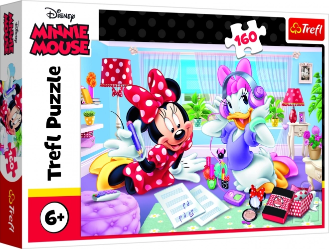 Puzzle 160 dielikov - Disney Minnie, Deň s priateľmi