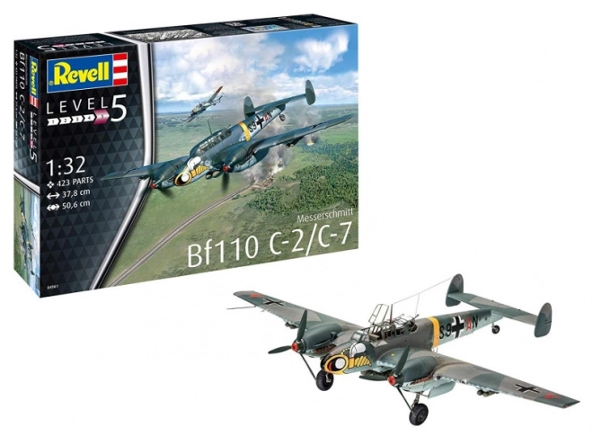 Plastikový model Messerschmitt BF-110-C7