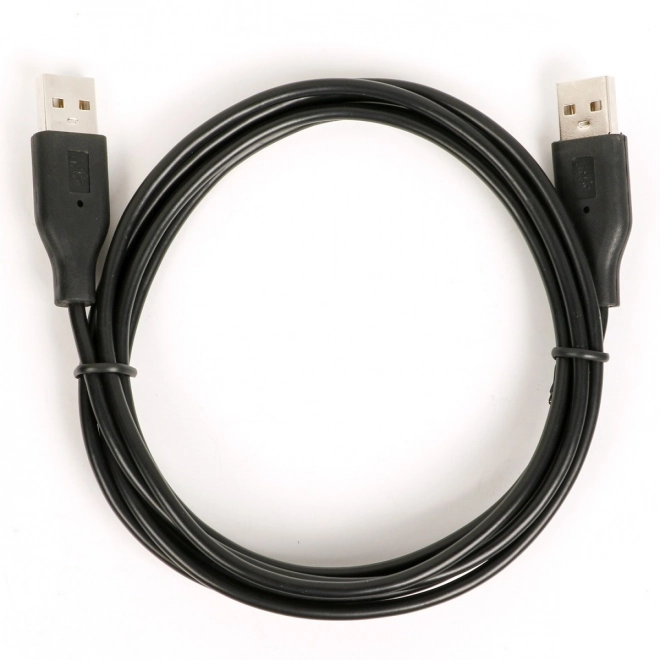 Kábel USB AM-AM 1,8m čierny