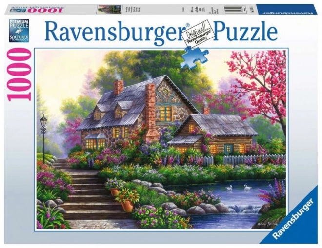 Ravensburger Puzzle Romantická chata 1000 dielikov