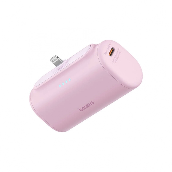 Kompaktná powerbanka Baseus 5000mAh 20W ružová