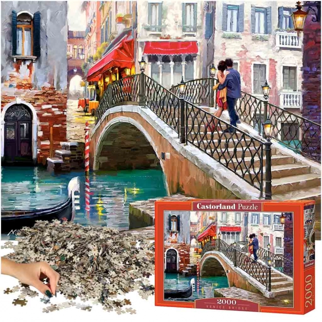 CASTORLAND Puzzle 2000 dielikov Benátsky most - Benátsky most 92x68cm