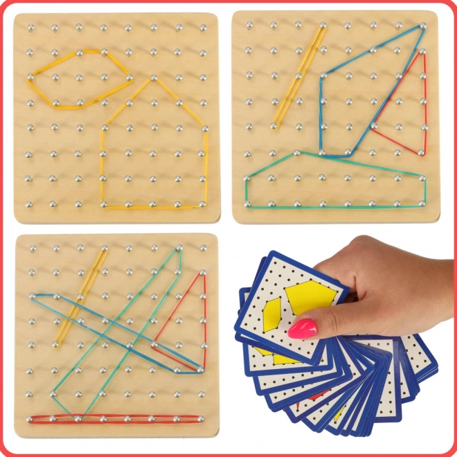 Drevená Geoboard