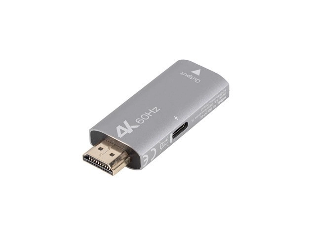 Adaptér HDMI na DisplayPort 4K strieborný