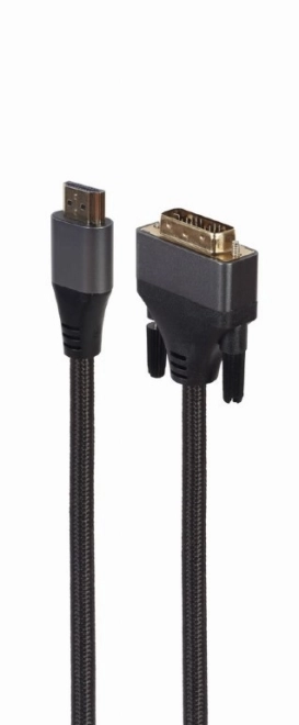 Kábel HDMI na DVI 1.8m s pozlátenými konektormi