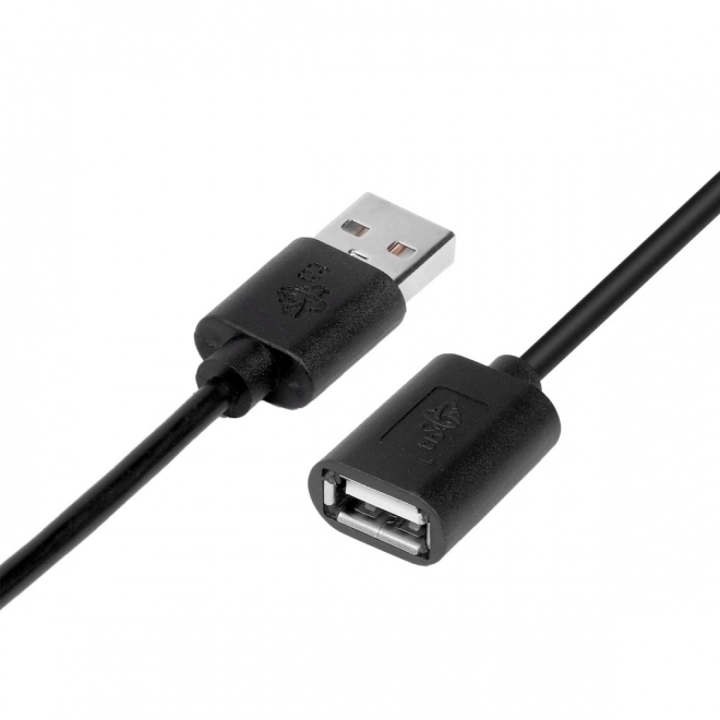 USB predlžovací kábel 1.8 m čierny