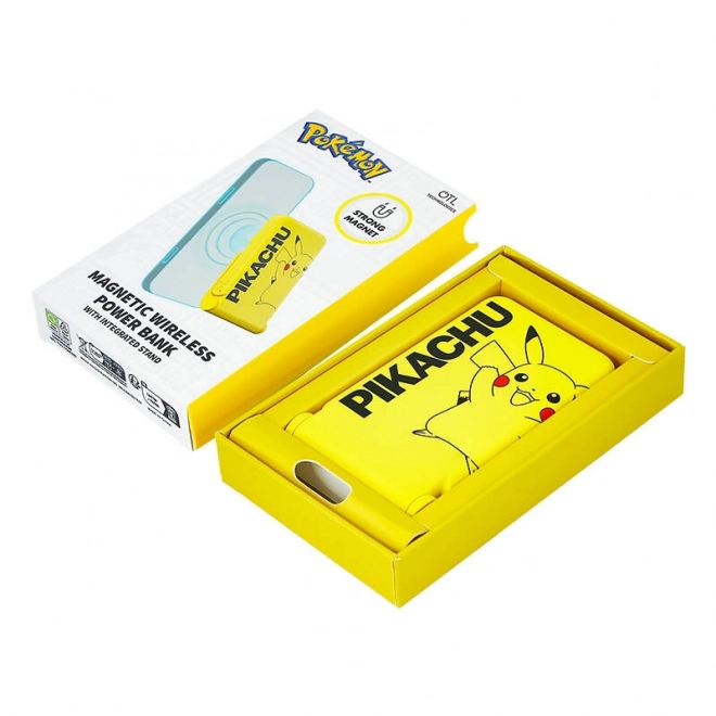 Indukčná powerbanka 5000 mAh USB-C s Pikachu stojanom