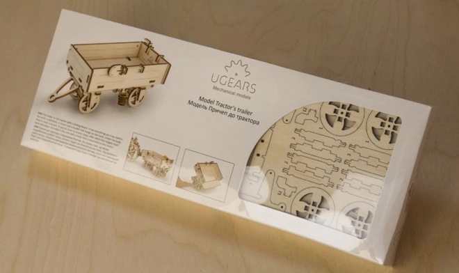 Ugears 3D puzzle - Vlečná loď 68 dielikov