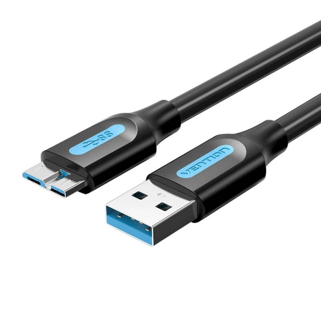 USB kábel A na Micro-B Vention čierny 0,5 m