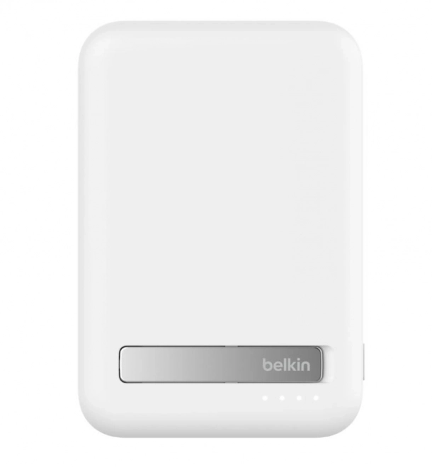 Magnetická powerbanka so stojanom 10000mAh Qi2 MagSafe biela