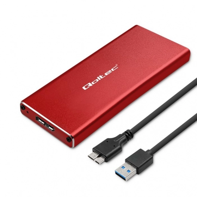 Červený USB 3.0 kryt pre disk M.2 SSD SATA NGFF