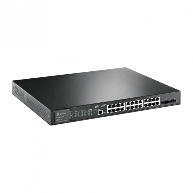 Spravovateľný prepínač 24 portov GE PoE+ 4 porty SFP+
