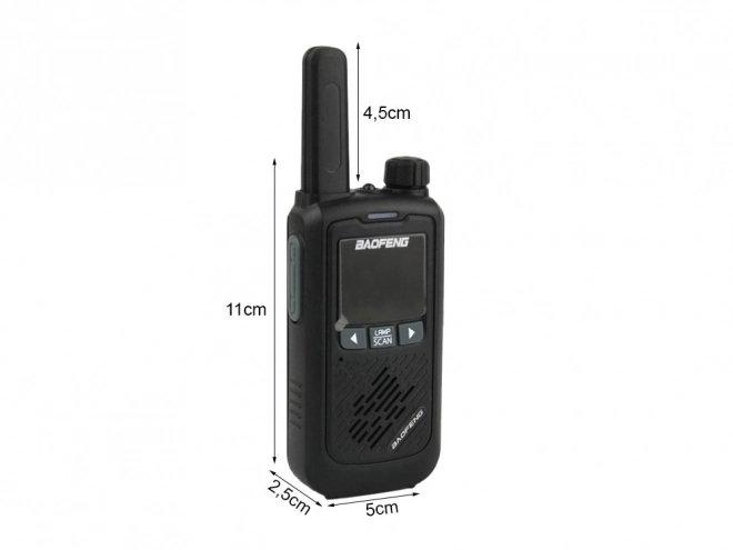 Walkie Talkie Baofeng BF-T17 radiostanica s baterkou 2 ks