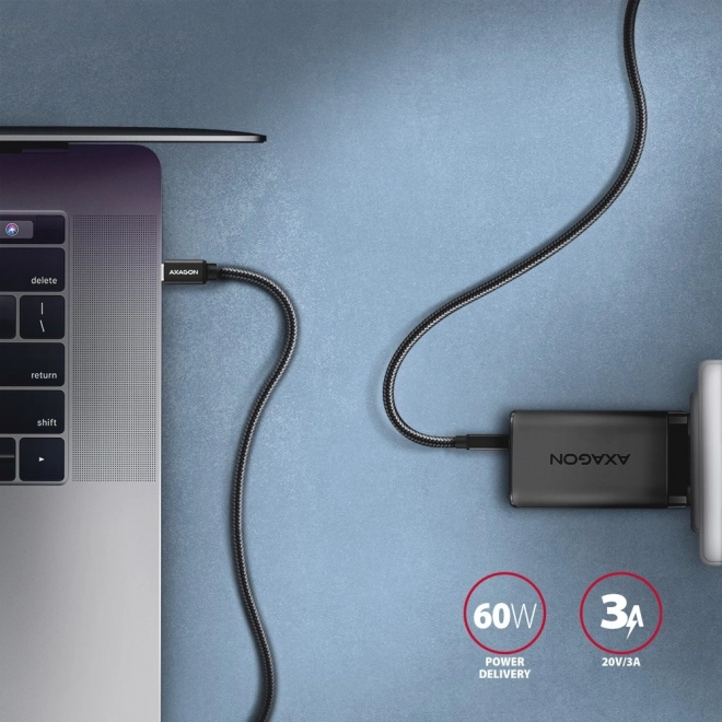 Kvalitný USB-C - USB-C kábel 1,5m 60W PD