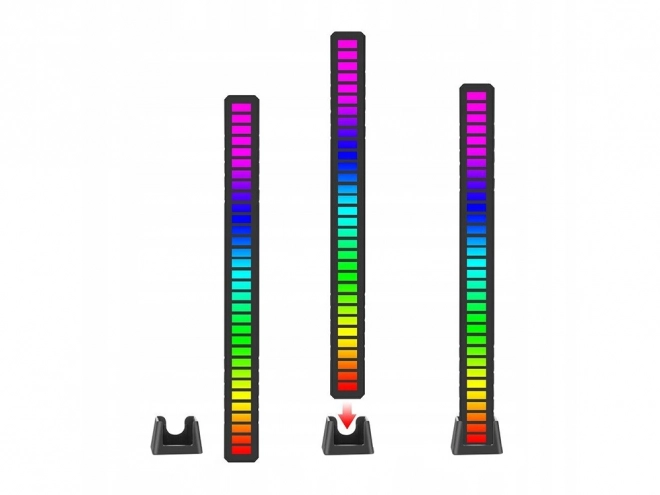 Farebné neónové RGB LED svetlo s USB