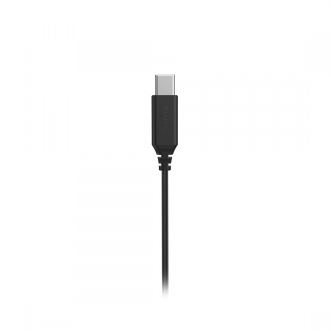 Čierne slúchadlá s USB C