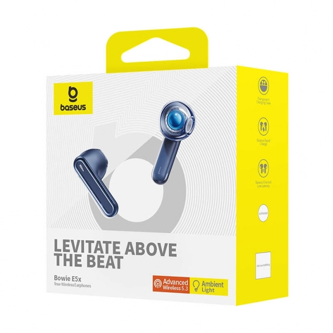 Bezdrôtové slúchadlá Baseus Bowie E5x modré