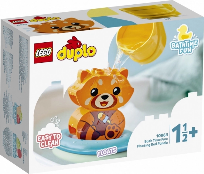 Lego Duplo Kúpanie s Plávajúcou Červenou Pandou