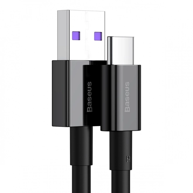 Rýchlonabíjací USB na USB-C kábel Baseus Superior 2m čierny